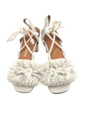 Tory Burch Rope Design Mid Heeled Sandals Size 8 New